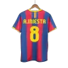 Barcelona A.INIESTA #8 Home Soccer Jersey Retro 2010/11 - gojersey