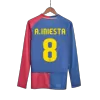Barcelona A.INIESTA #8 Home Soccer Jersey Retro 2008/09 - Long Sleeve (UCL Final) - gojersey