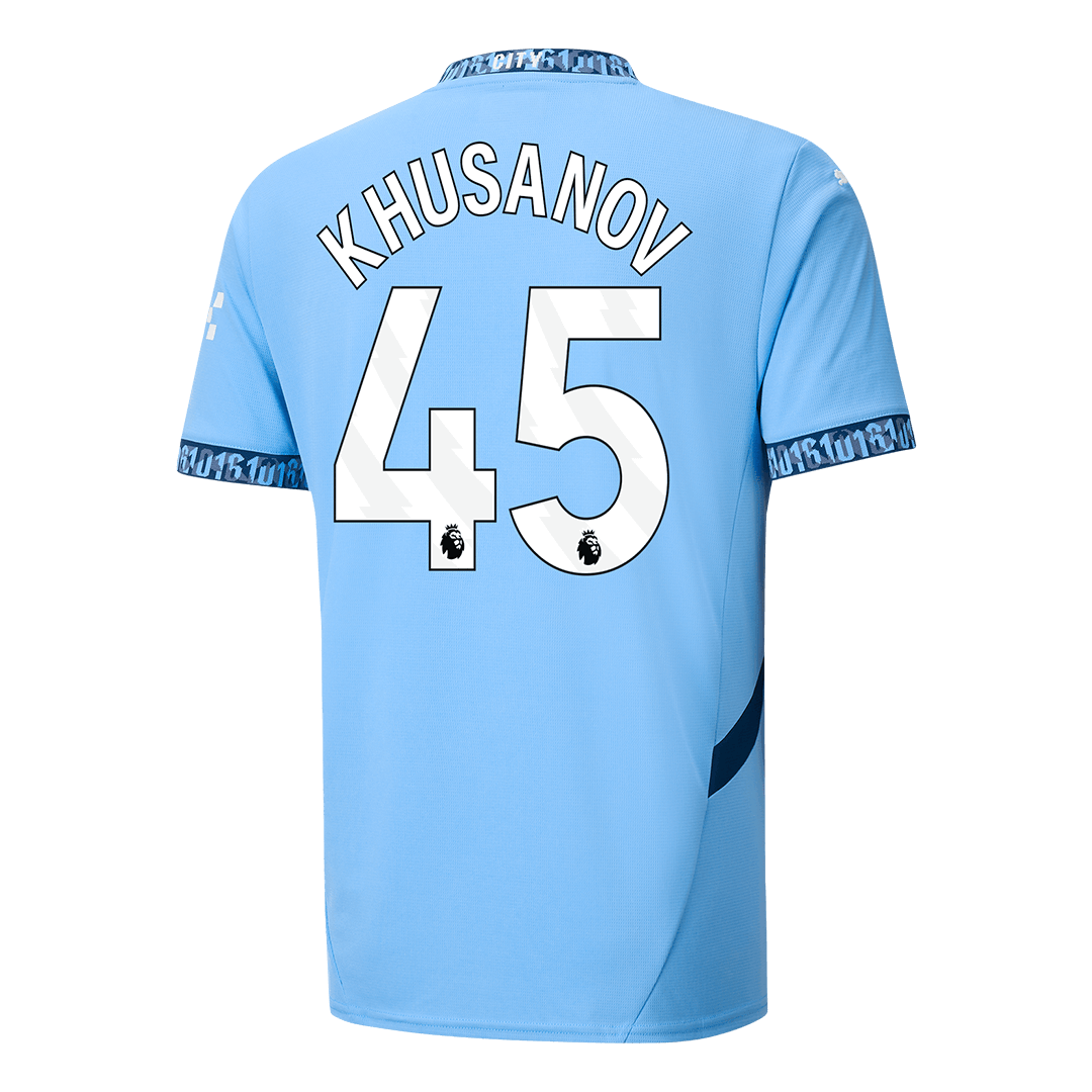 Manchester City KHUSANOV #45 Home Jersey - gojersey