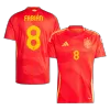 Spain FABIÁN #8 Home Jersey EURO 2024 - gojersey