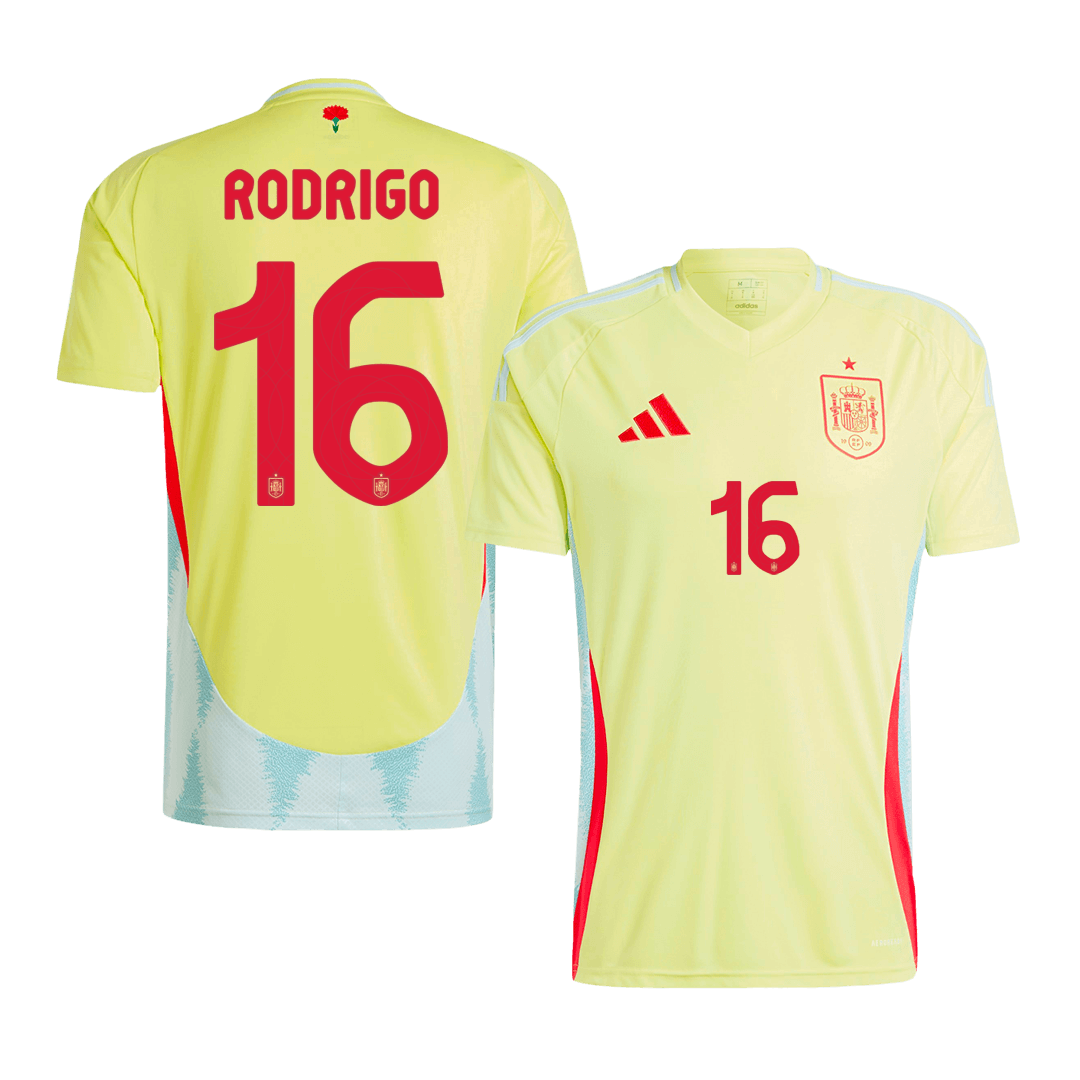 Spain RODRIGO #16 Away Jersey EURO - gojersey