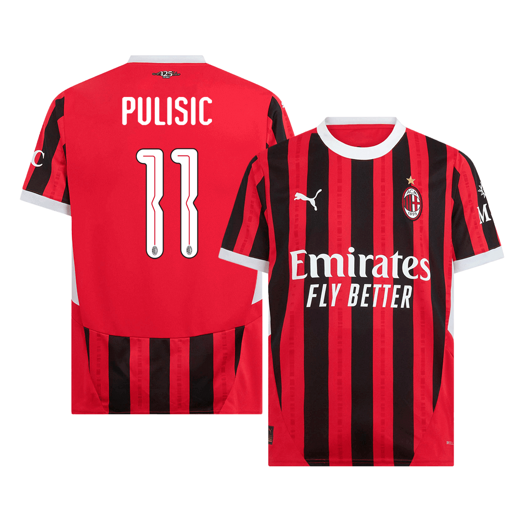 AC Milan PULISIC #11 Home Jersey - UCL Edition - gojersey