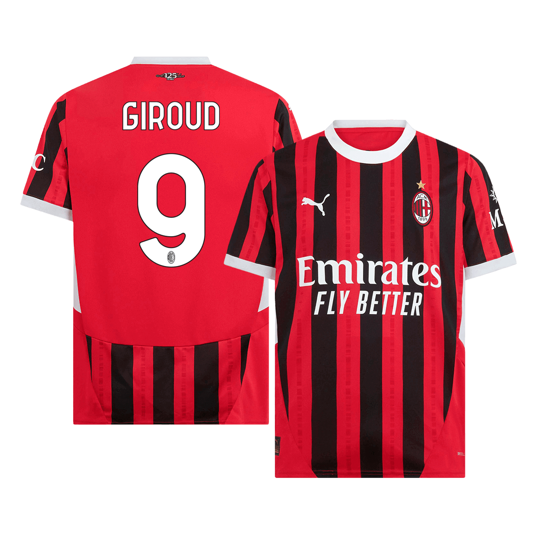 AC Milan GIROUD #9 Home Jersey - gojersey