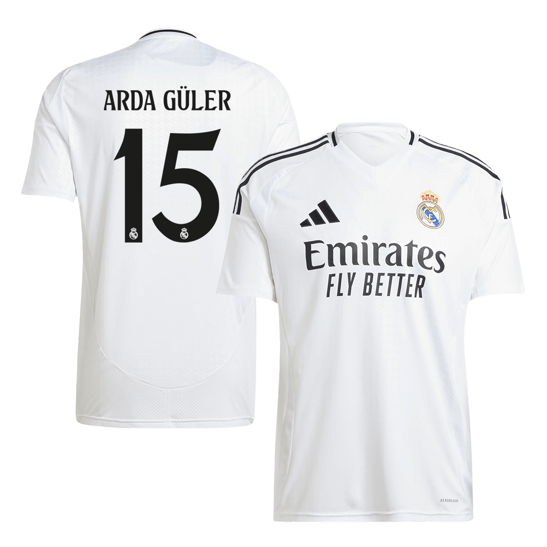 Real Madrid ARDA GÜLER #15 Home Jersey - gojersey