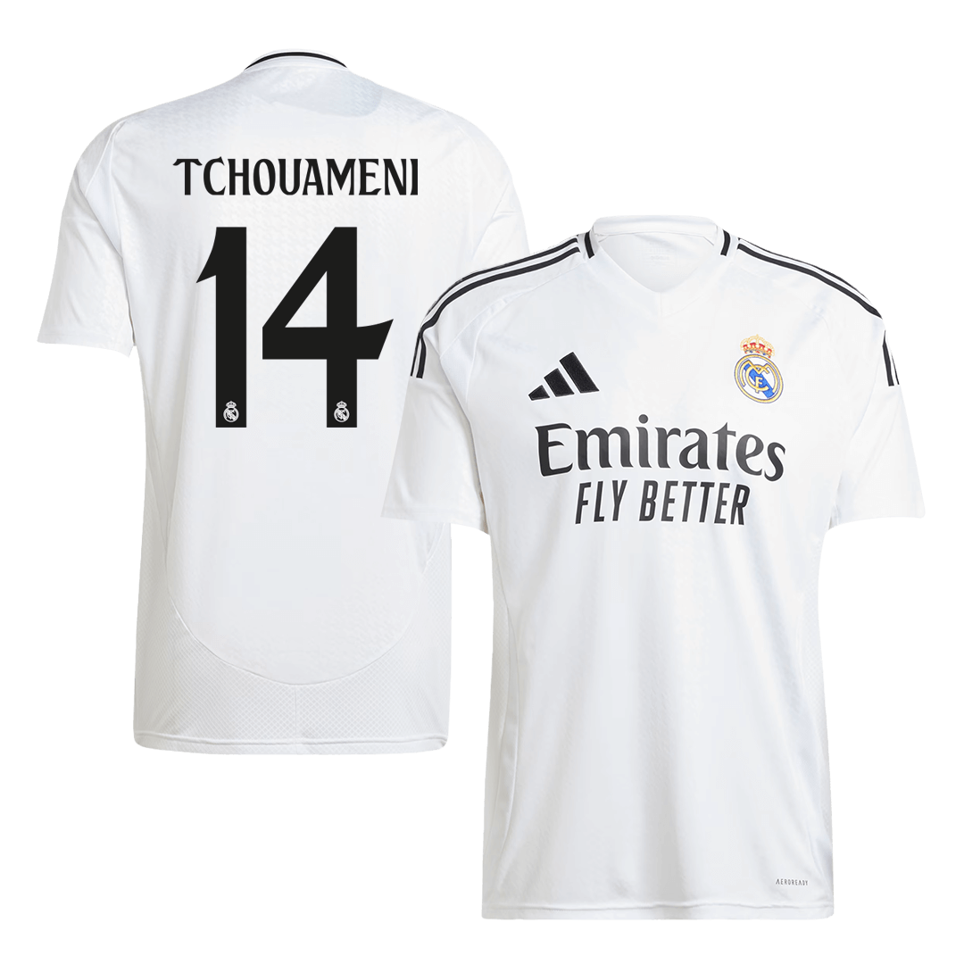 Real Madrid TCHOUAMENI #14 Home Jersey - gojersey