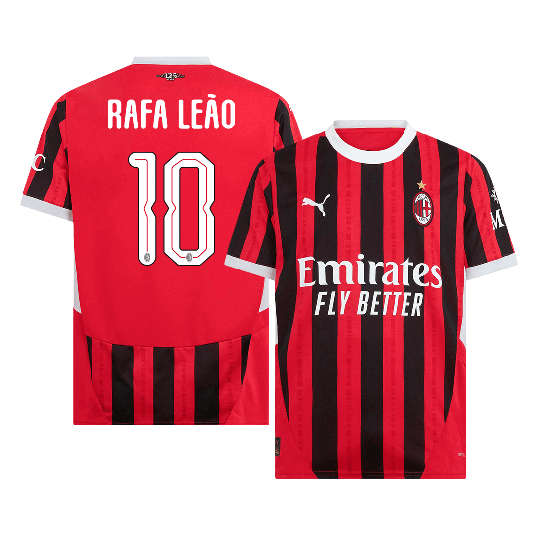 AC Milan RAFA LEÃO #10 Home Jersey - UCL Edition - gojersey