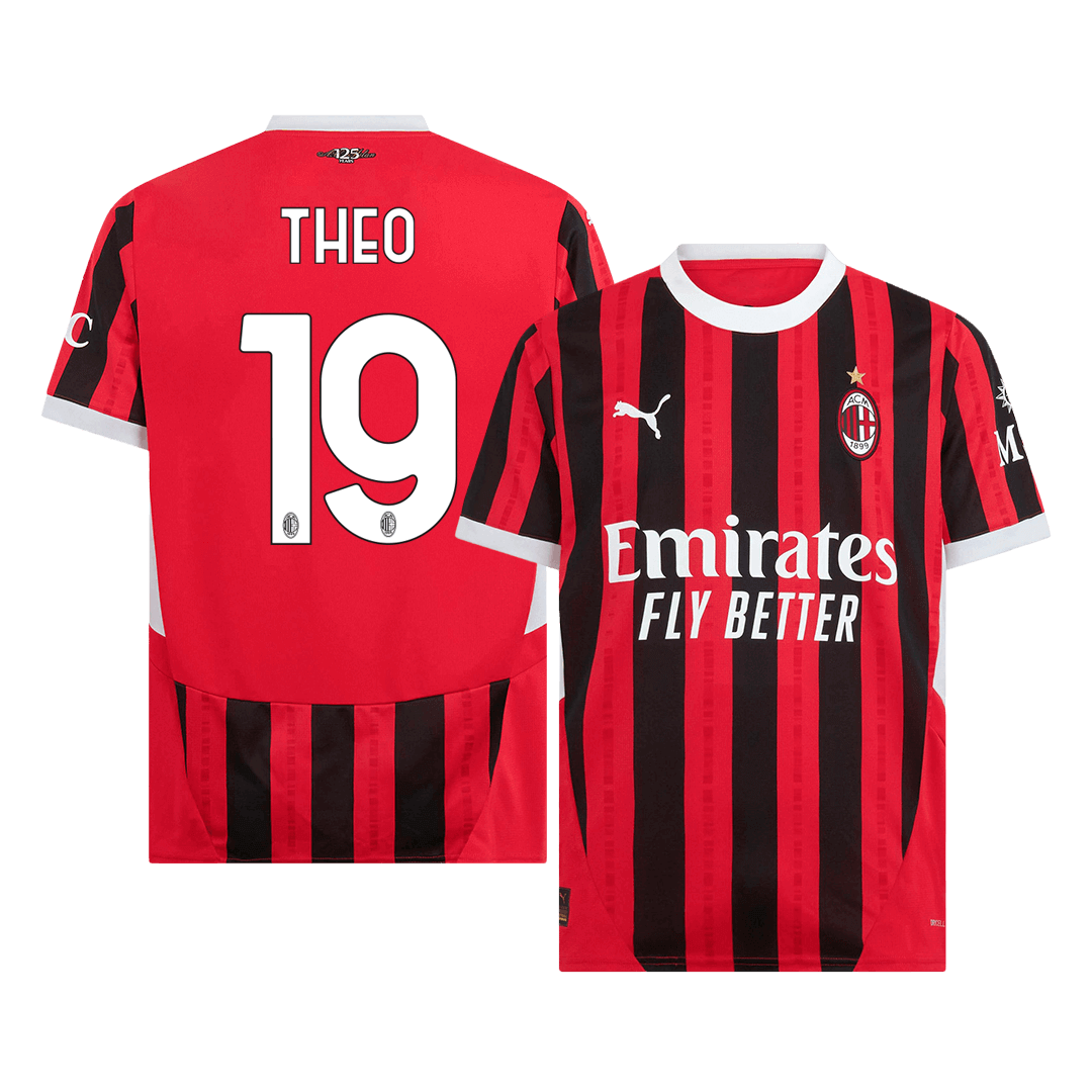 AC Milan THEO #19 Home Jersey - gojersey