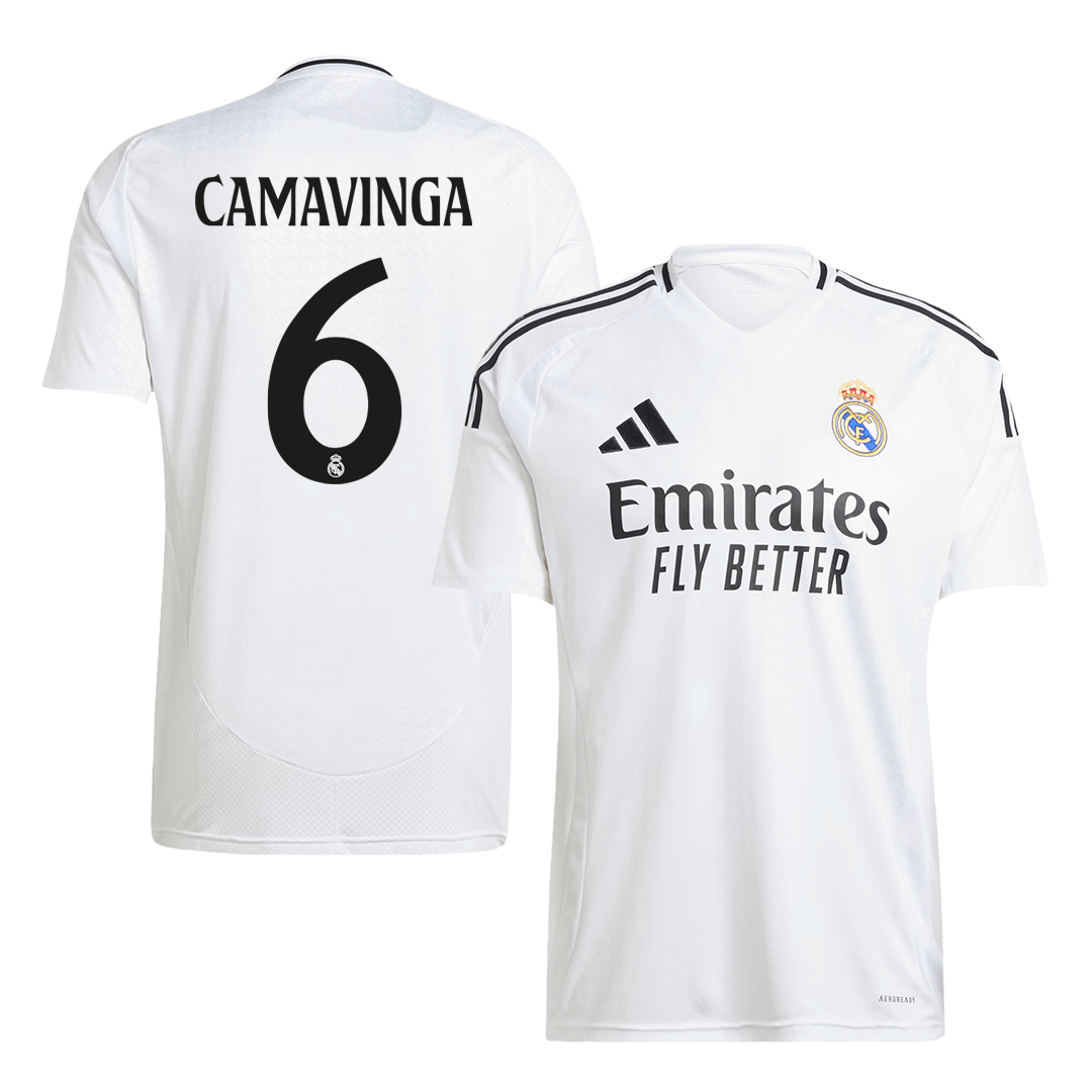 Real Madrid CAMAVINGA #6 Home Jersey - gojersey