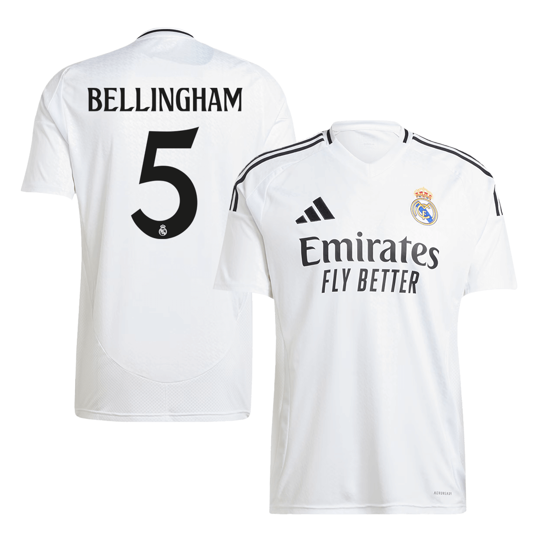 Real Madrid BELLINGHAM #5 Home Jersey - gojersey
