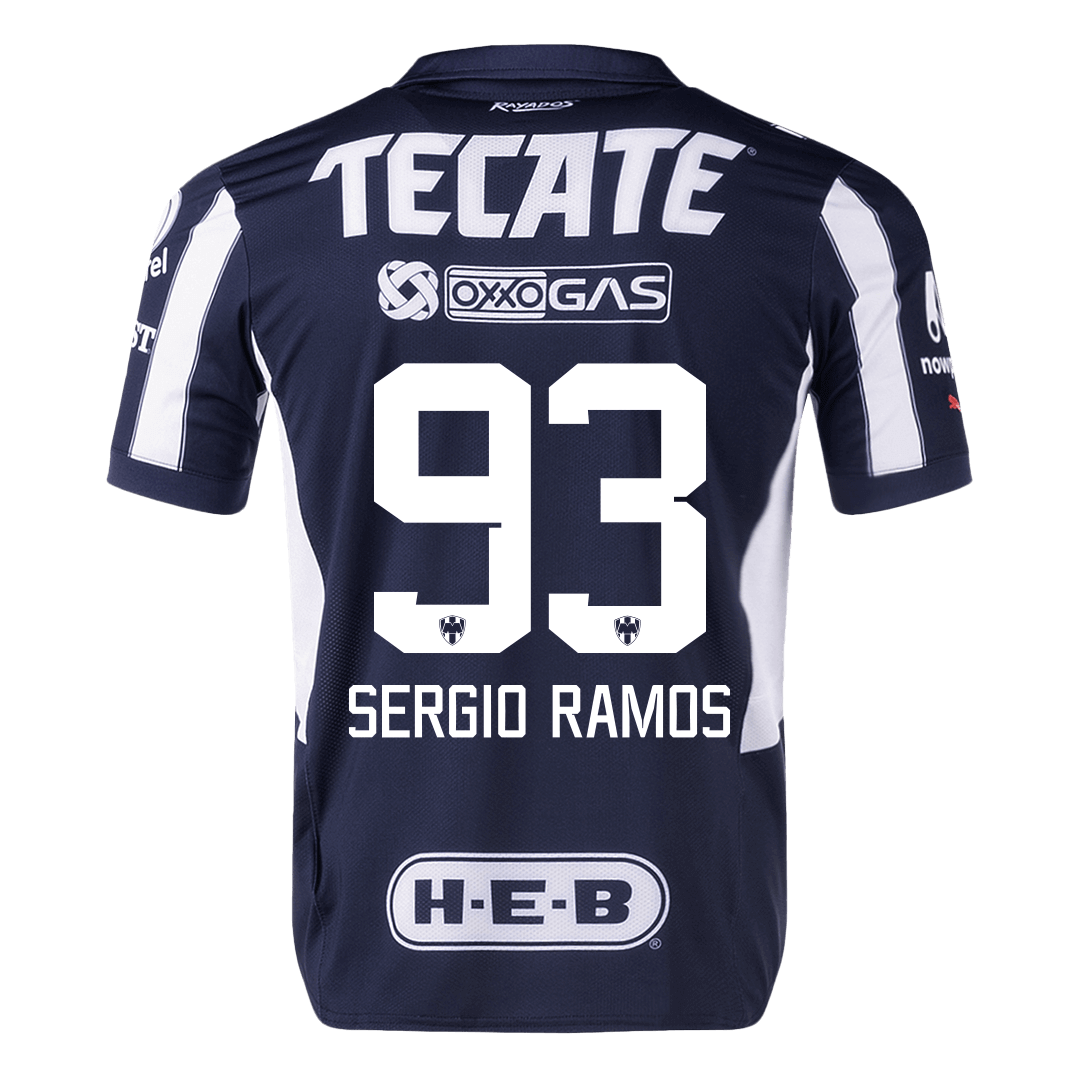 Monterrey SERGIO RAMOS #93 Home Soccer Jersey Authentic - gojersey