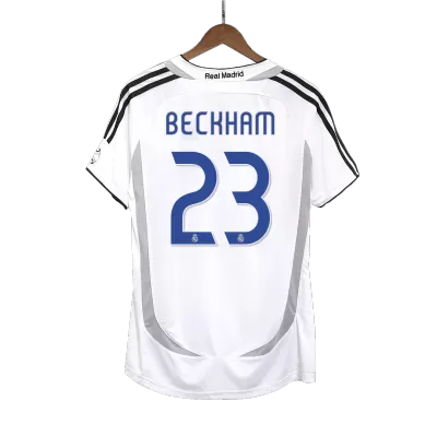 Real Madrid BECKHAM #23 Home Soccer Jersey Retro 2006/07 - gojersey