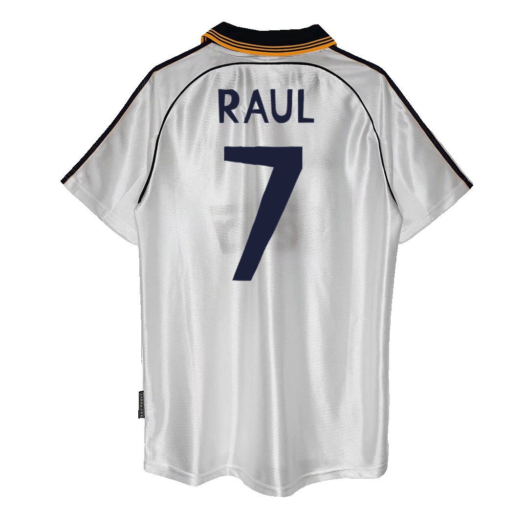 Real Madrid RAUL #7 Home Soccer Jersey Retro 1999/00 - gojersey