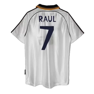 Real Madrid RAUL #7 Home Soccer Jersey Retro 1999/00 - gojersey