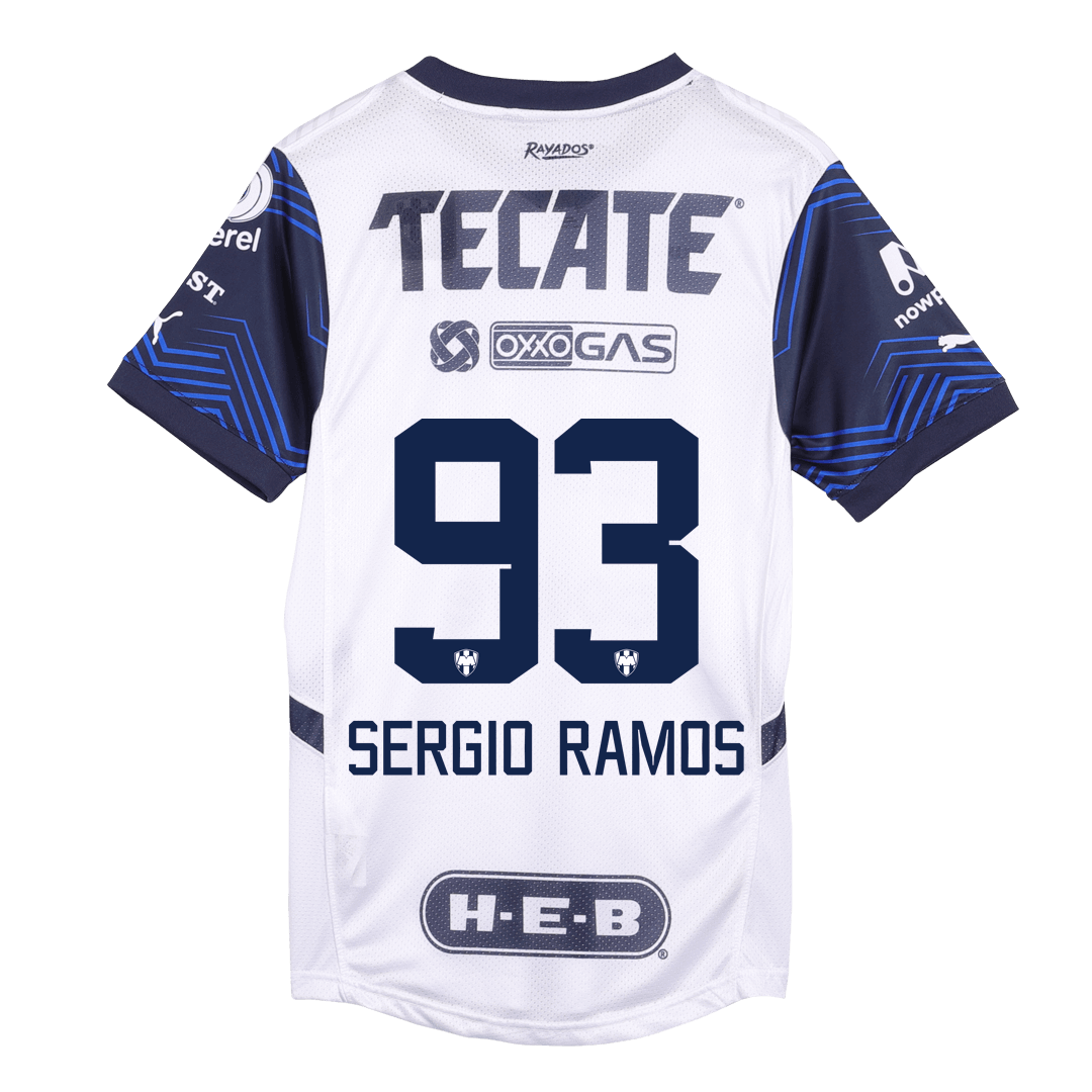 Monterrey SERGIO RAMOS #93 Away Soccer Jersey Authentic - gojersey