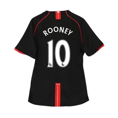 Manchester United ROONEY #10 Away Soccer Jersey Retro 2007/08 - gojersey