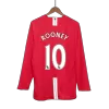 Manchester United ROONEY #10 Home Soccer Jersey Retro 2007/08 - Long Sleeve - gojersey
