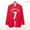 Manchester United RONALDO #7 Home Jersey Retro 2007/08 - Long Sleeve - gojersey