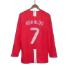 Manchester United RONALDO #7 Home Soccer Jersey Retro 2007/08 - Long Sleeve (UCL Final) - gojersey