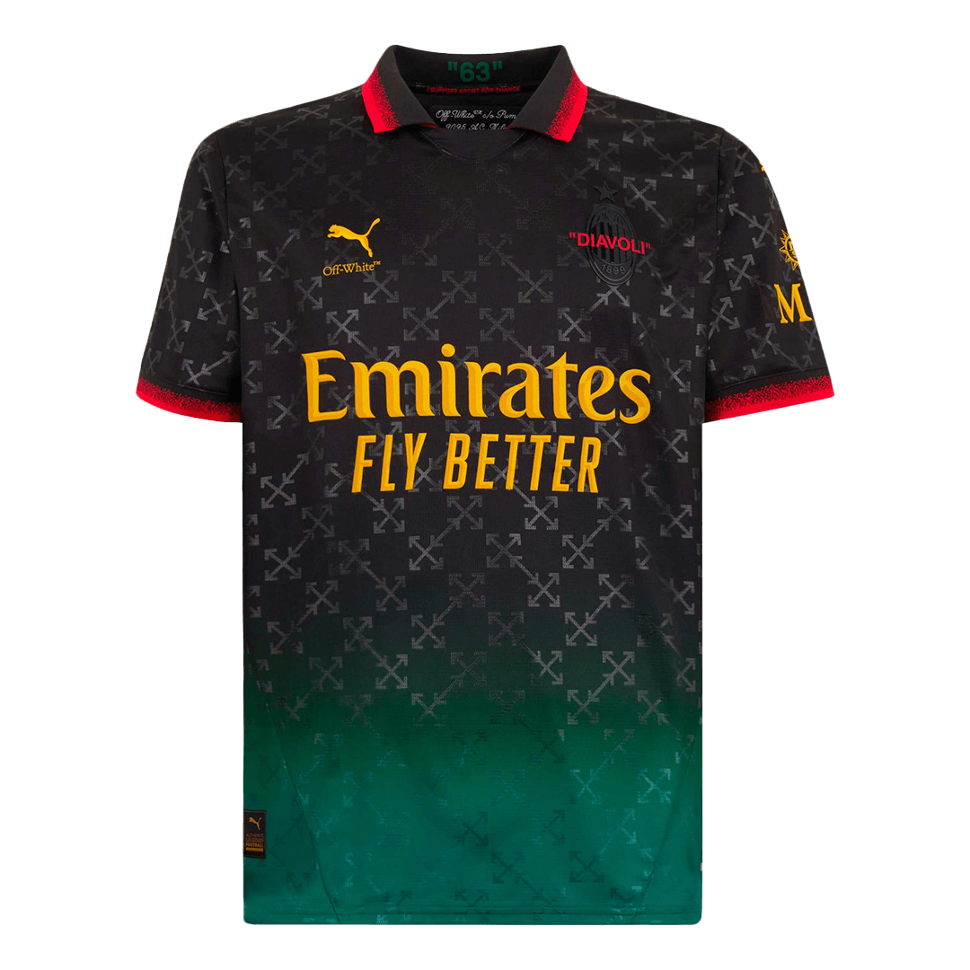 AC Milan Fourth Away Soccer Jersey - gojersey