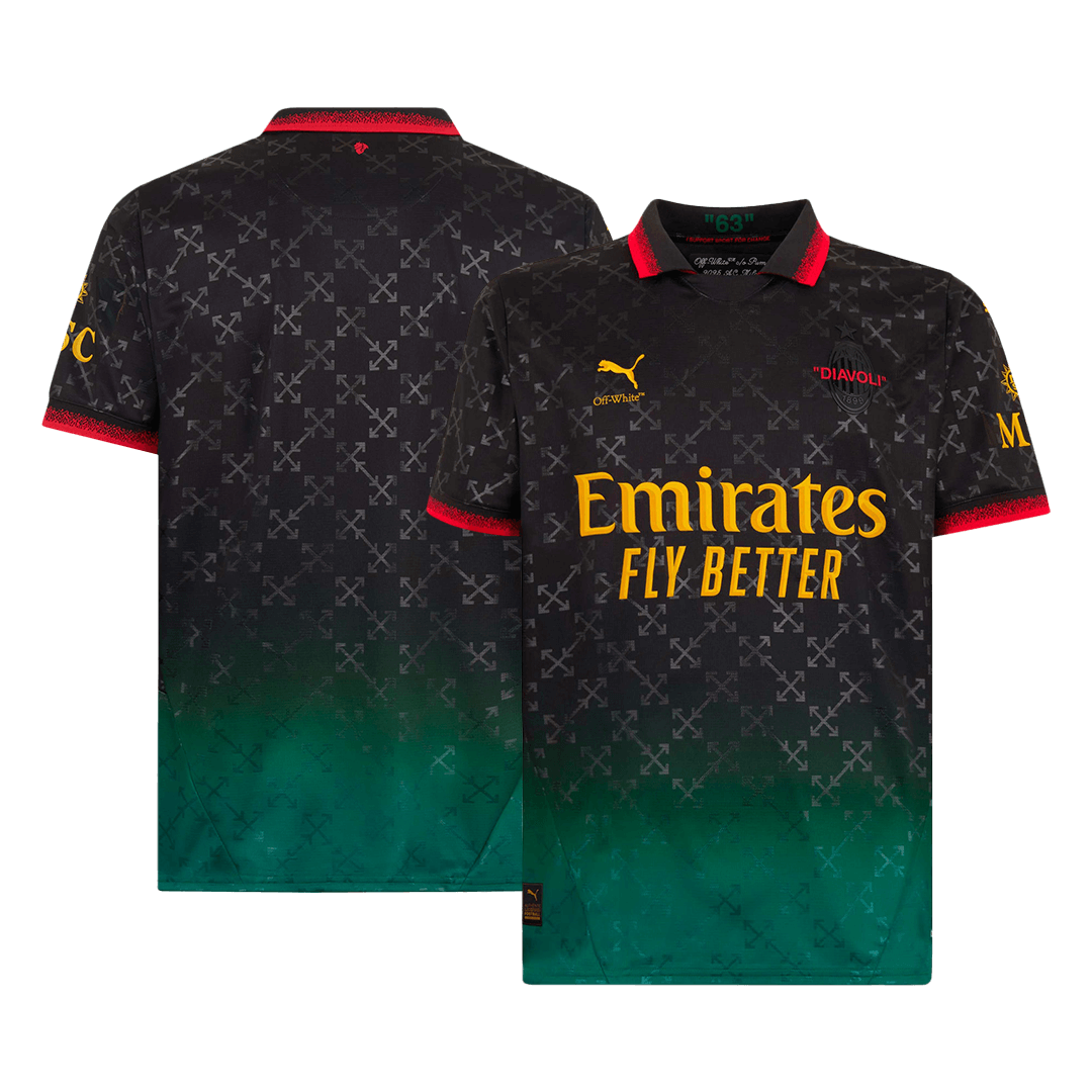 AC Milan Fourth Away Soccer Jersey - gojersey