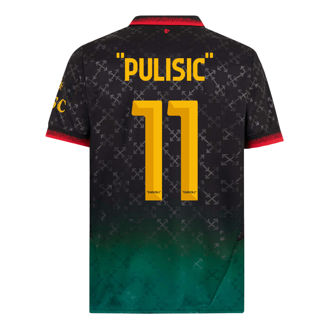 AC Milan "PULISIC" #11 Fourth Away Soccer Jersey - gojersey