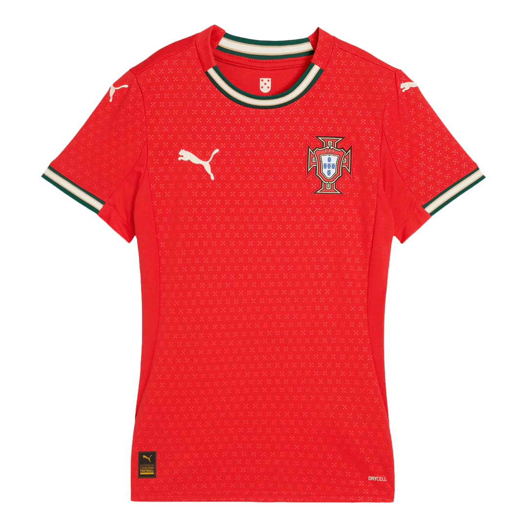 Women's Portugal Home Soccer Jersey 2025 - gojersey