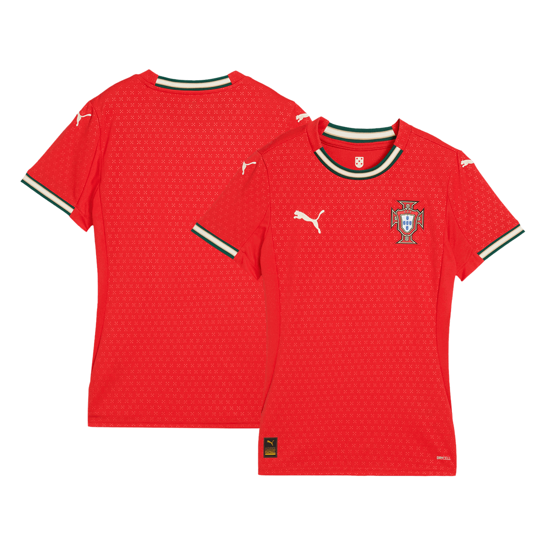 Women's Portugal Home Soccer Jersey 2025 - gojersey