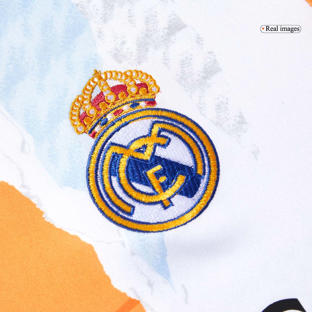 Real Madrid Pre-Match Training Soccer Jersey - White - gojersey