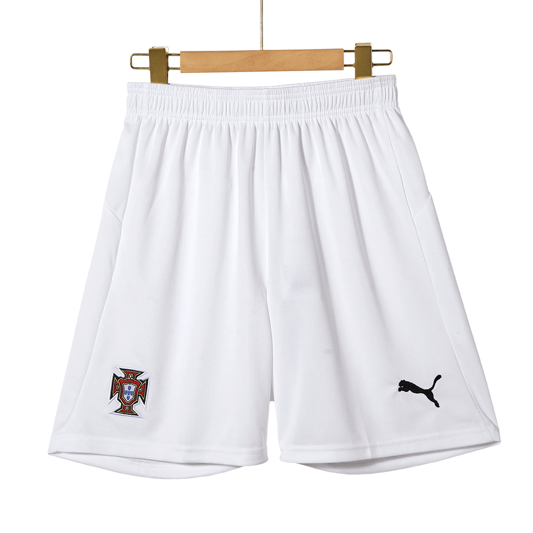 Portugal Away Soccer Shorts 2025 - gojersey