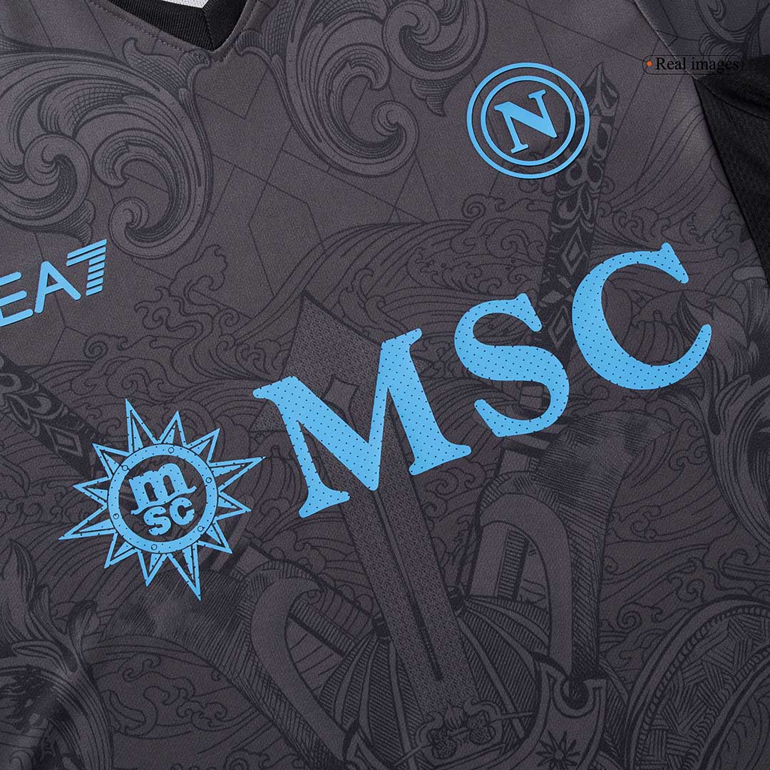 Napoli Third Away Soccer Jersey Authentic - gojersey