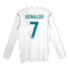 Real Madrid RONALDO #7 Home Jersey Retro 2017/18 - Long Sleeve - gojersey