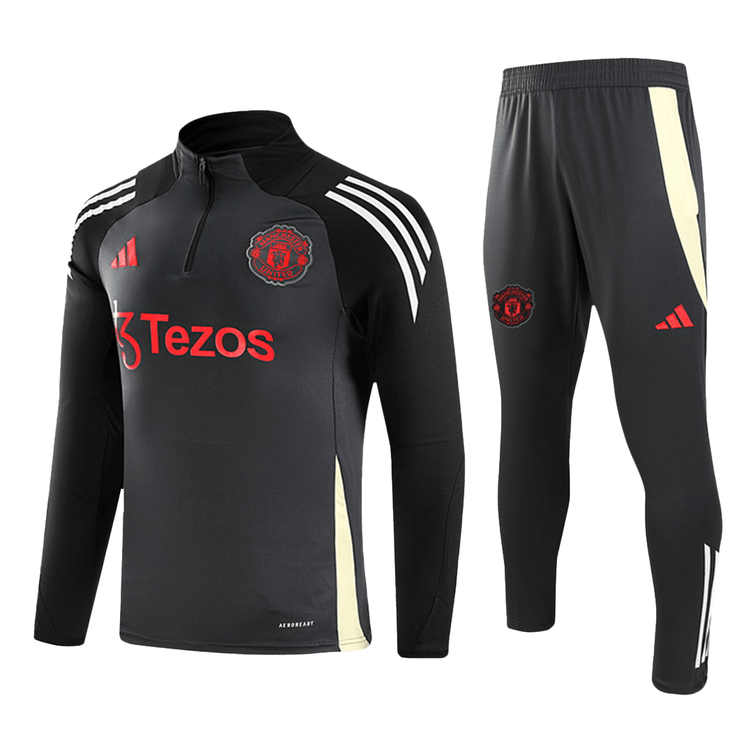 Manchester United Sweatshirt Kit - Gray (Top+Pants) - gojersey