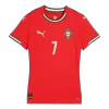 Women's Portugal RONALDO #7 Home Soccer Jersey 2025 - gojersey