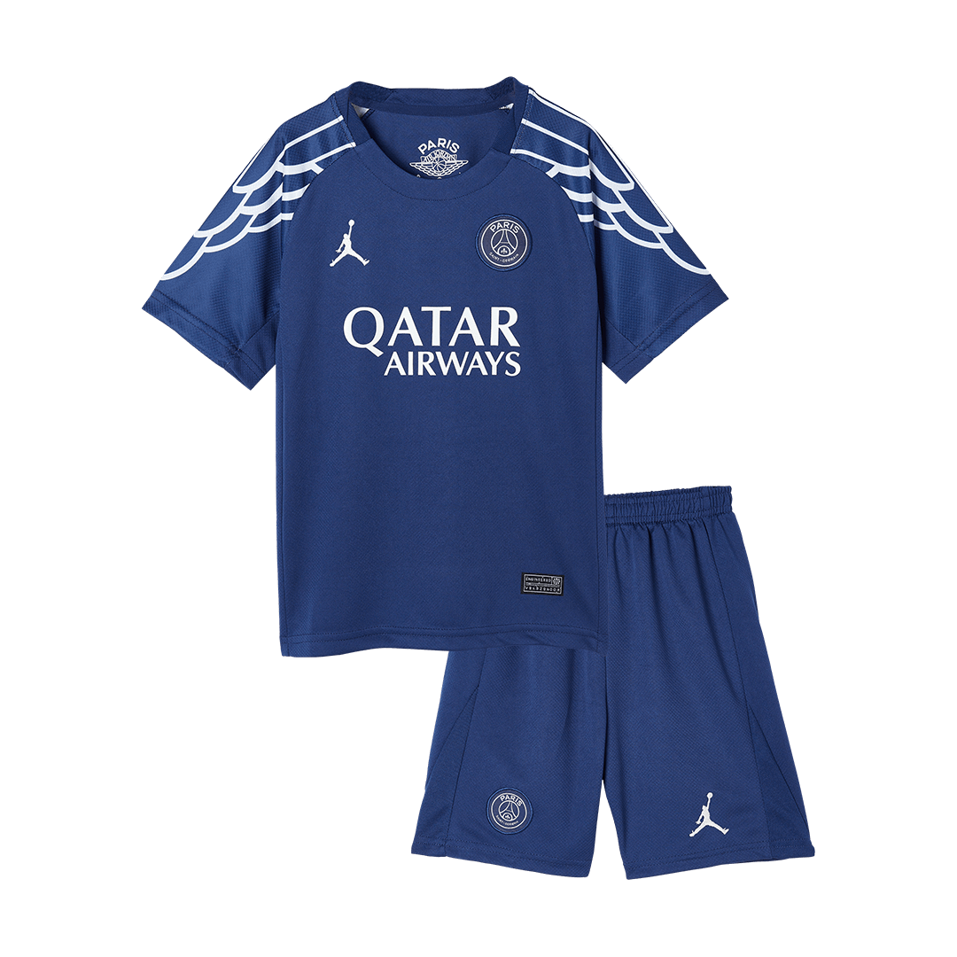 PSG Fourth Away Soccer Jersey Kit Kids(Jersey+Shorts) - gojersey