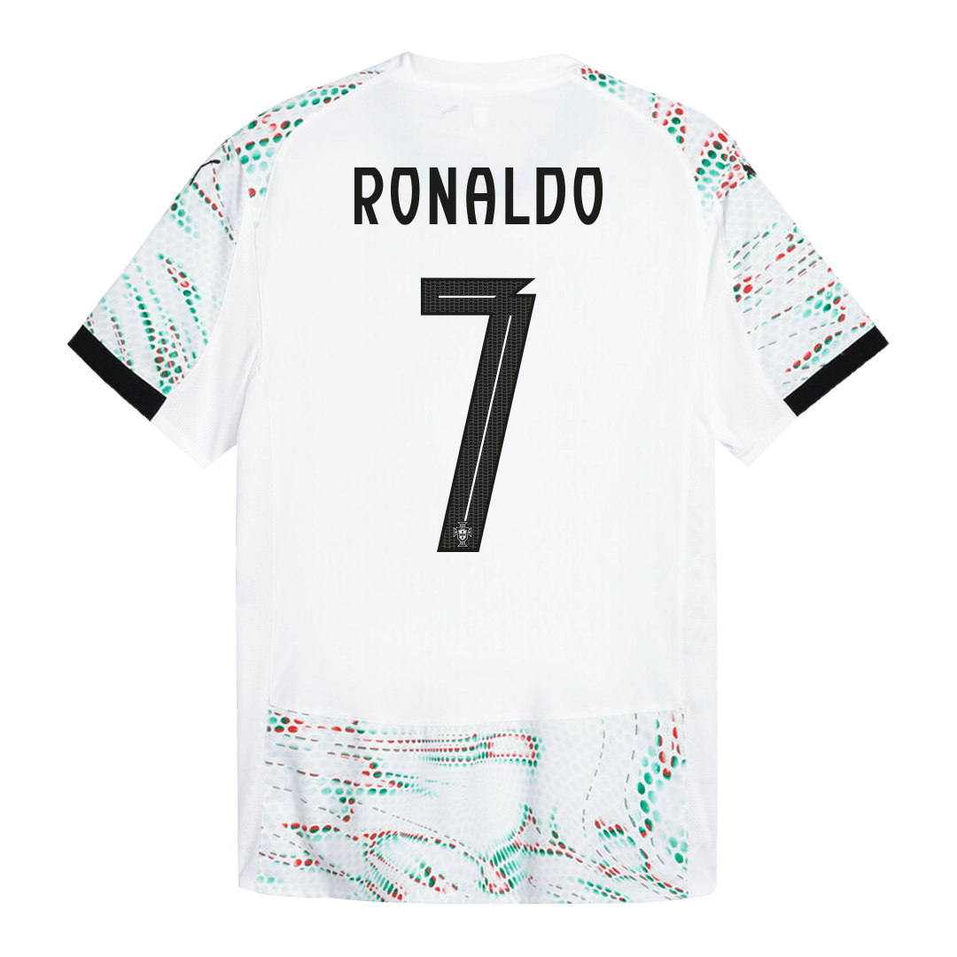 Portugal RONALDO #7 Away Soccer Jersey Authentic 2025 - gojersey