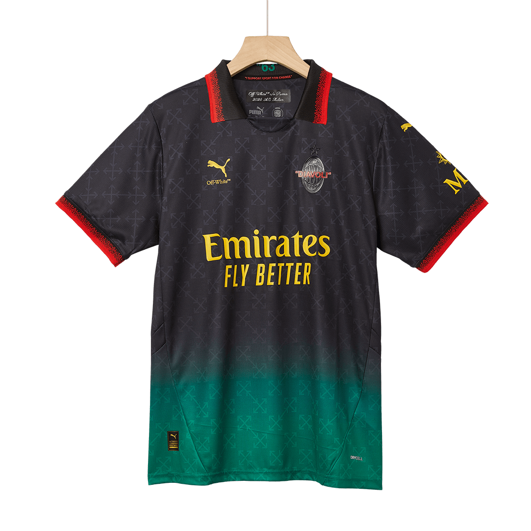 AC Milan "GIMENEZ" #7 Fourth Away Soccer Jersey - gojersey
