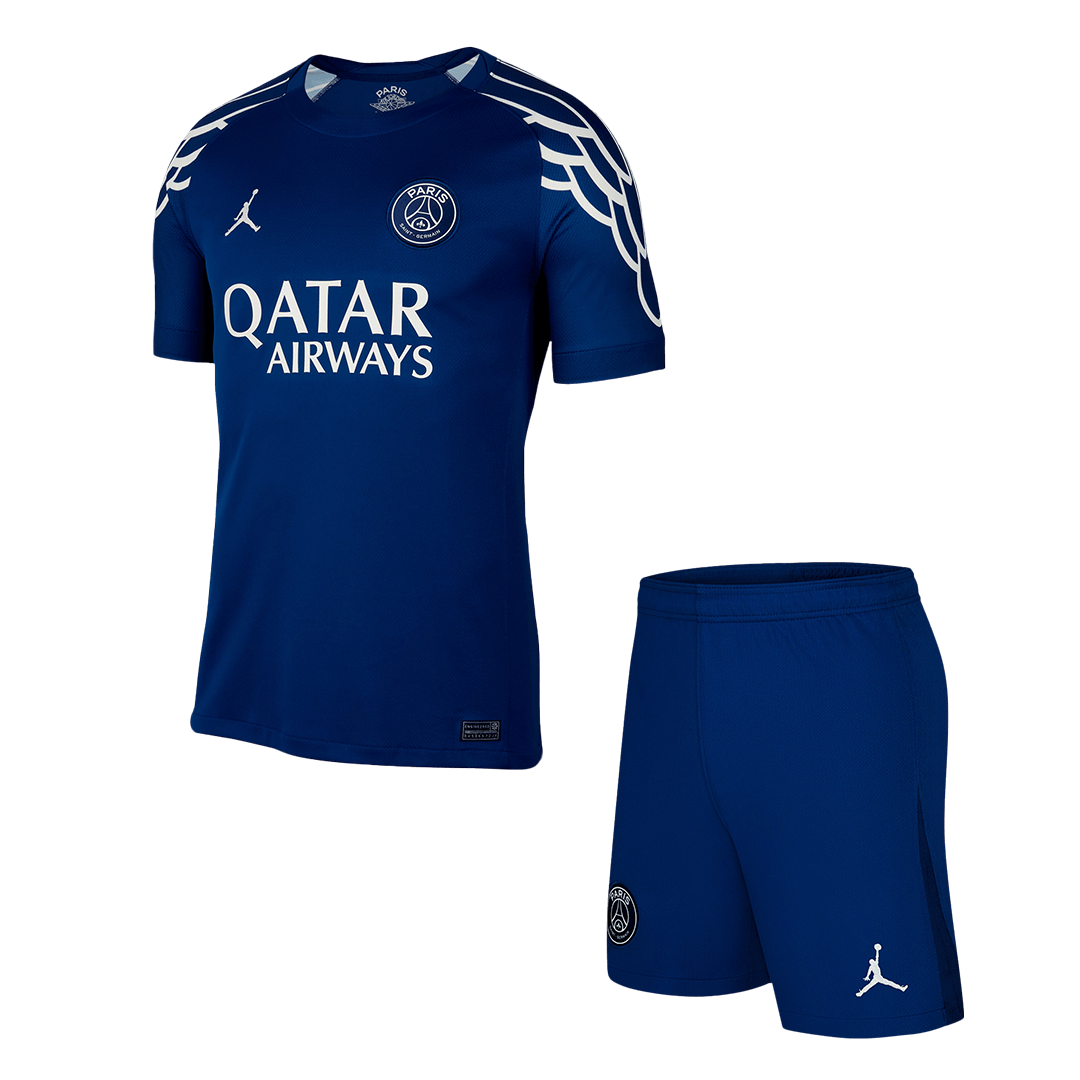 PSG Fourth Away Soccer Jersey Kit (Jersey+Shorts) - gojersey