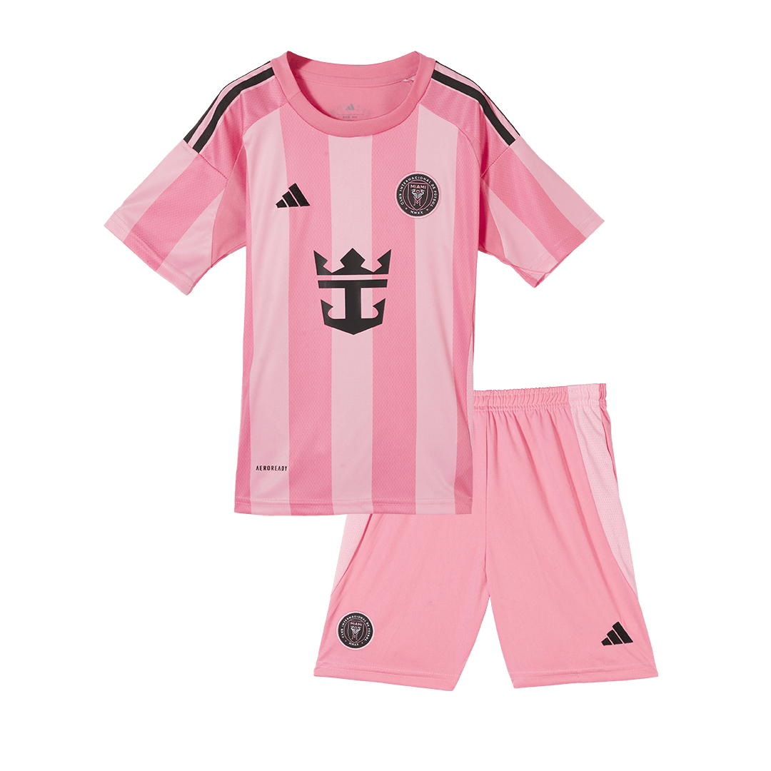 Inter Miami CF Home Soccer Jersey Kit 2025 Kids(Jersey+Shorts) - gojersey