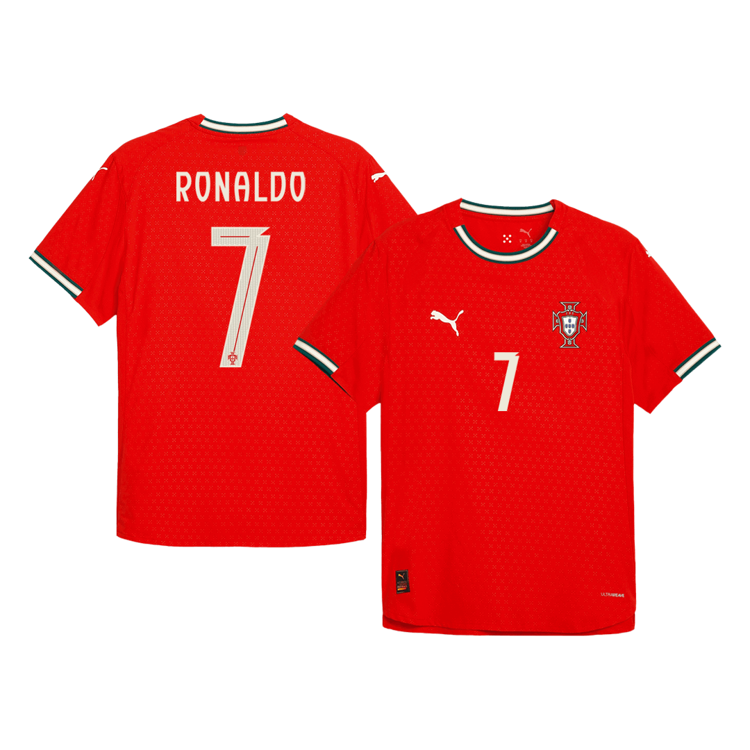 Portugal RONALDO #7 Home Soccer Jersey Authentic 2025 - gojersey
