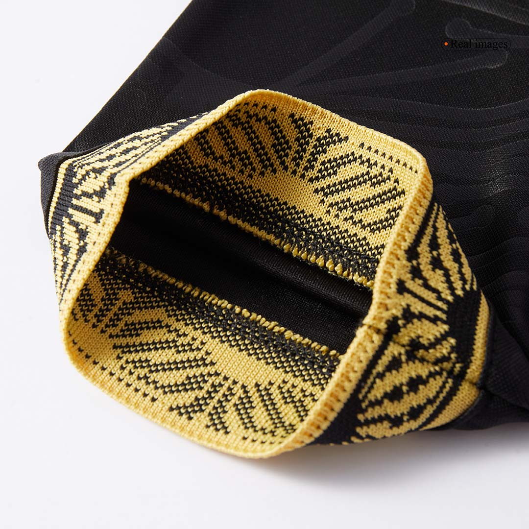 Kid's Mexico Third Away Soccer Jersey Kit(Jersey+Shorts) 2025 Black - Gold Cup - gojersey