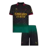 Kid's AC Milan Fourth Away Soccer Jersey Kit(Jersey+Shorts) 2024/25 Green&Black - gojersey