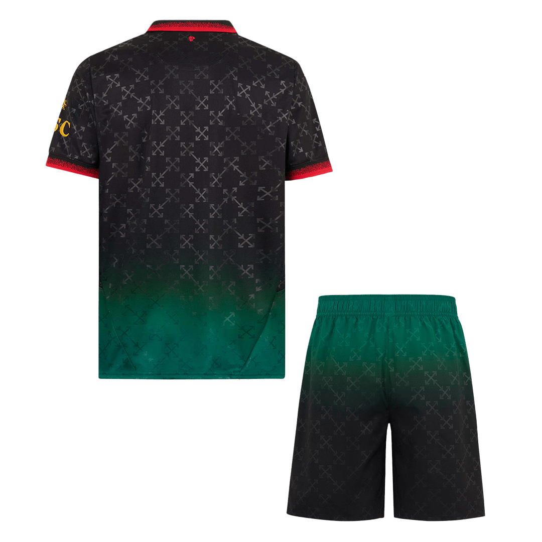 AC Milan Fourth Away Soccer Jersey Kit (Jersey+Shorts) - gojersey