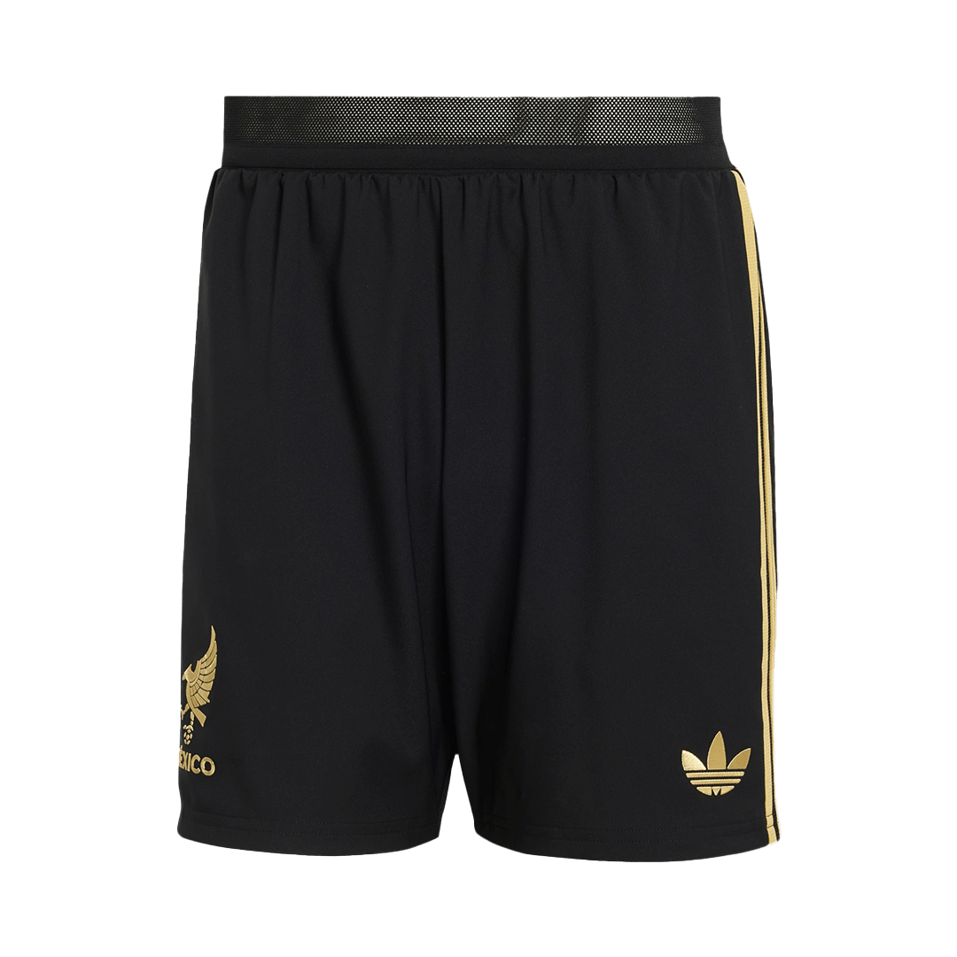 Mexico Third Away Soccer Shorts Authentic 2025 - Gold Cup - gojersey