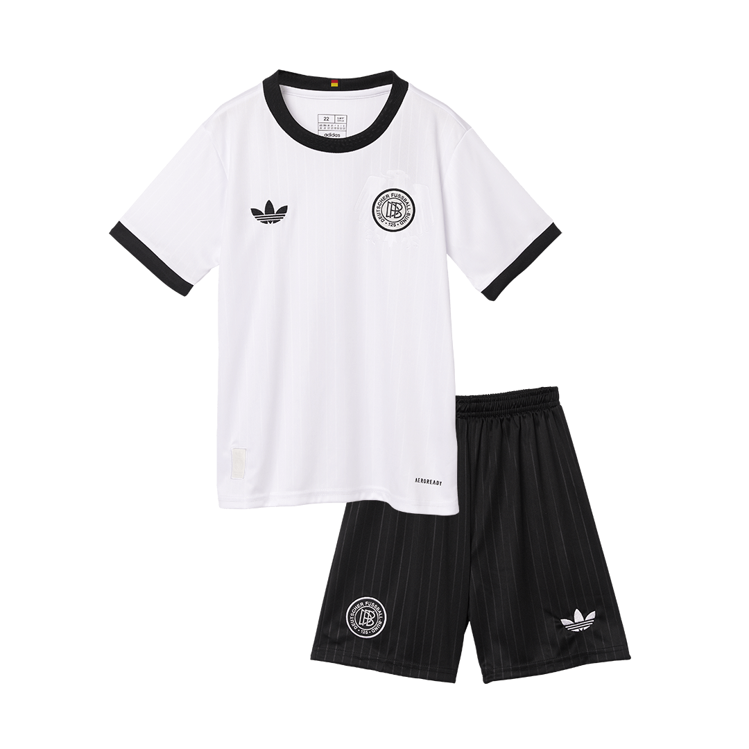 Germany Soccer Jersey Kit 2025 Kids(Jersey+Shorts) - 125th Anniversary - gojersey
