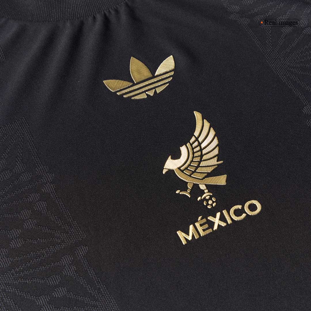 Authentic Mexico Long Sleeve Third Away Soccer Jersey 2025 - Gold Cup - gojersey