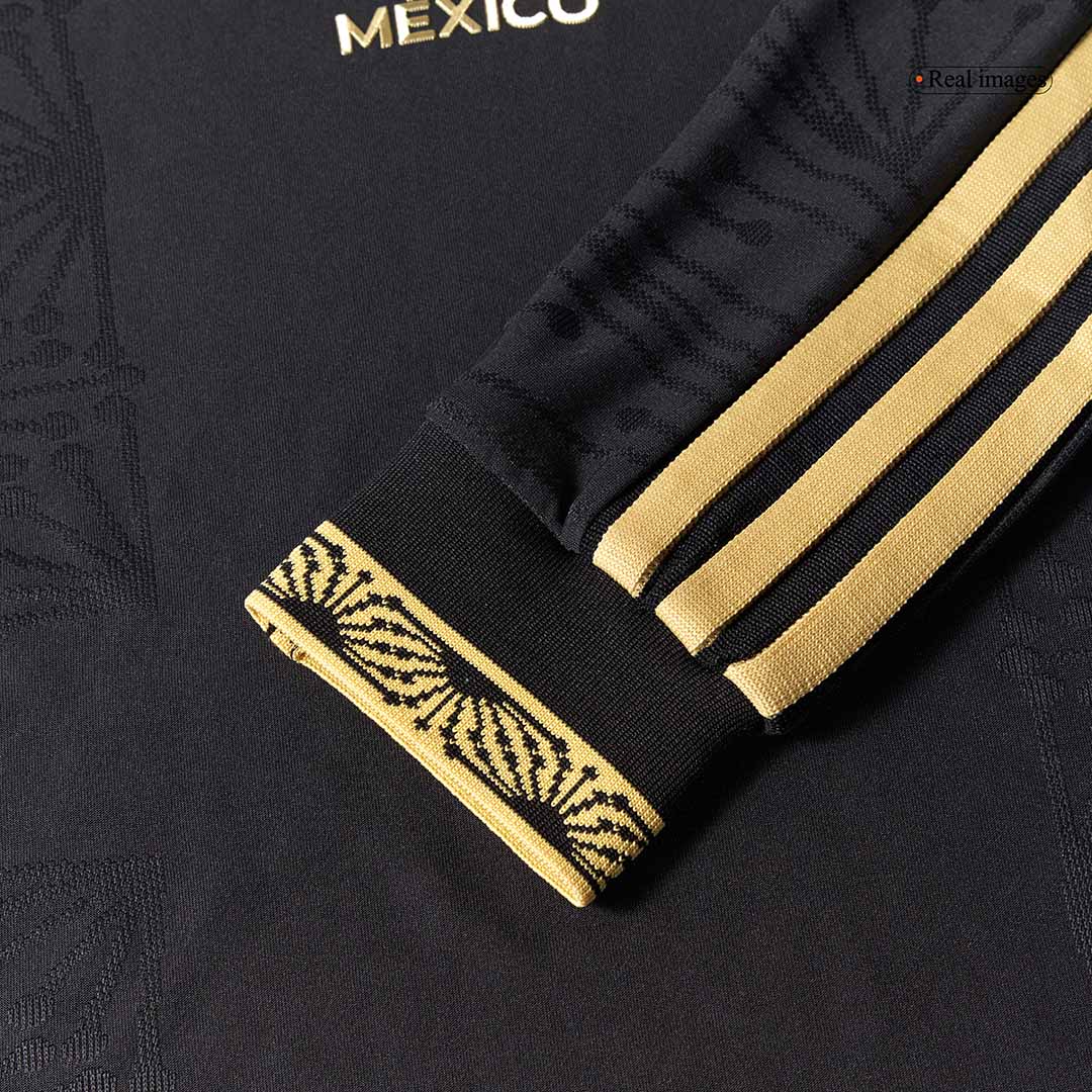 Mexico Third Away Soccer Jersey Kit Authentic 2025 (Jersey+Shorts) - Long Sleeve - Gold Cup - gojersey