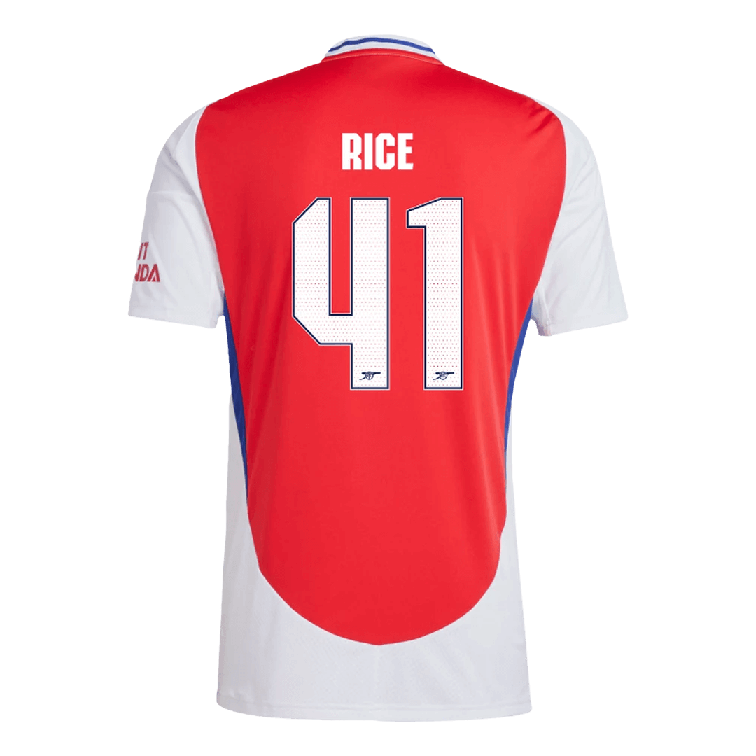 Arsenal RICE #41 Home Jersey - UCL Edition - gojersey