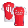 Arsenal RICE #41 Home Soccer Jersey Authentic 2024/25 - UCL Edition - gojersey