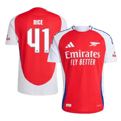 Arsenal RICE #41 Home Soccer Jersey Authentic 2024/25 - UCL Edition - gojersey