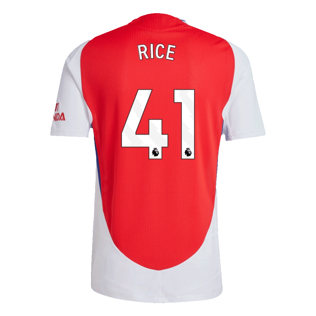 Arsenal RICE #41 Home Soccer Jersey Authentic - gojersey